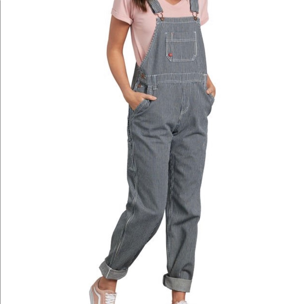 Dickies blue and white extra large overalls